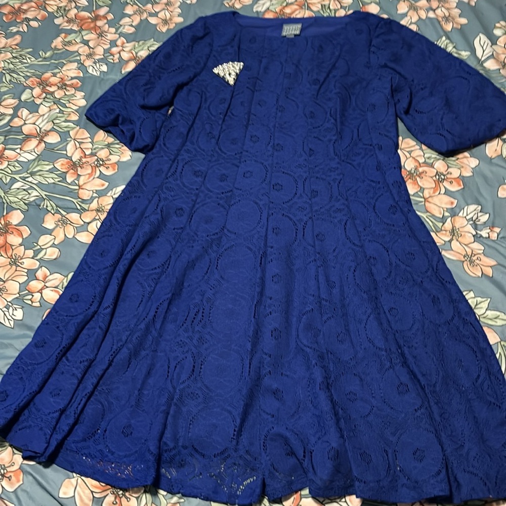 NEW Rabbit Rabbit Rabbit Blue 💙💙Lace Dress - Picture 9 of 13